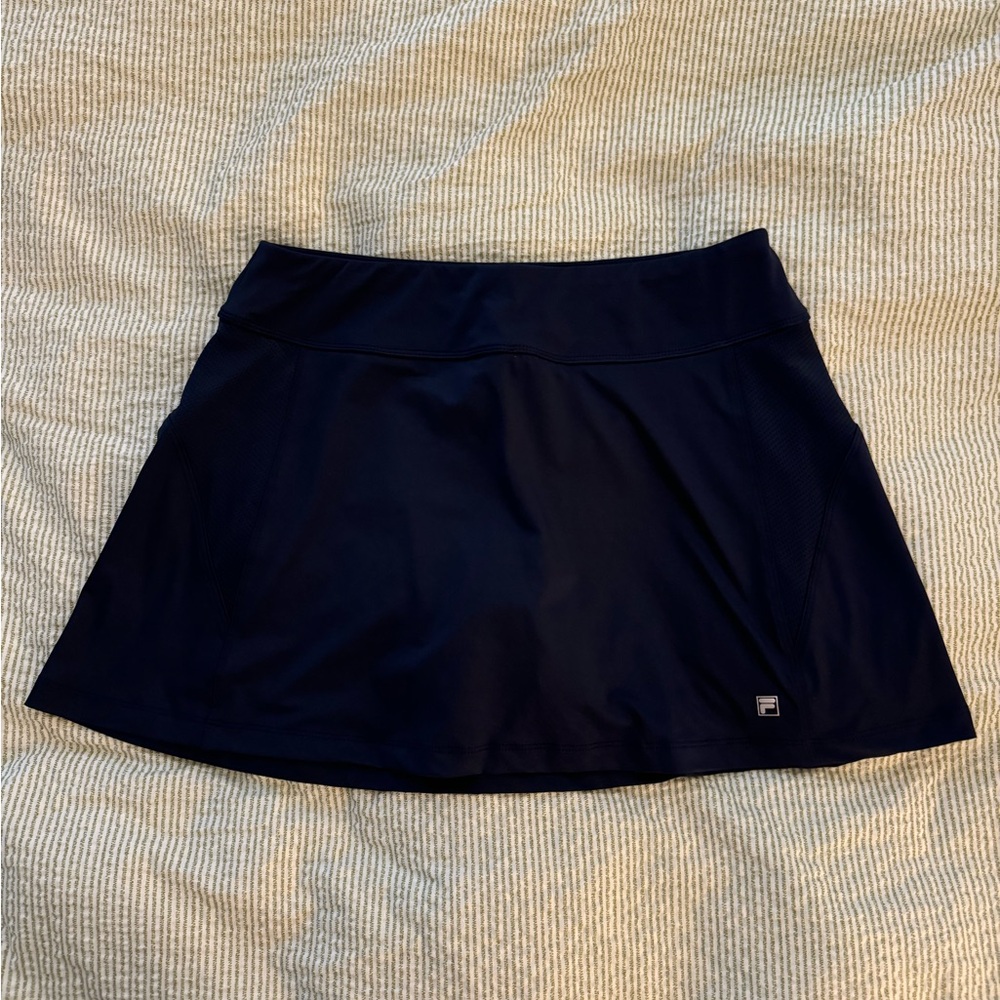 Navy Fila tennis skirt